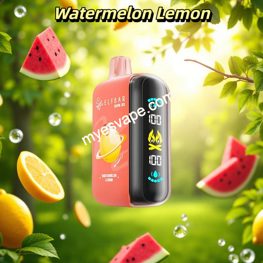 Watermelon Lemon Elf Bar 25000 Raya D3 