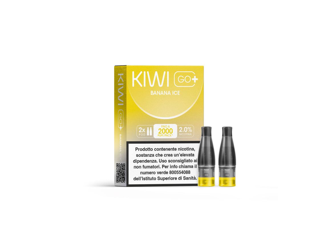 Cigarrillo electrónico KIWI GO+ Pod Banana Ice