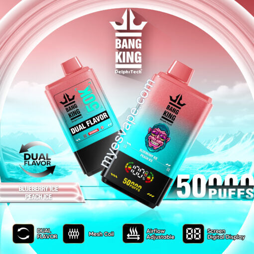 Blueberry Ice/Peach Ice Bang King 50000 bocanadas