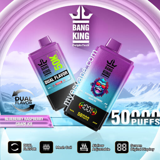Blueberry Raspberry/Grape Ice Bang King 50000 bocanadas