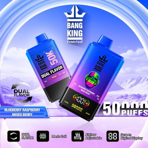 Bang King 50000 bocanadas - Blueberry Raspberry/Mixed Berry