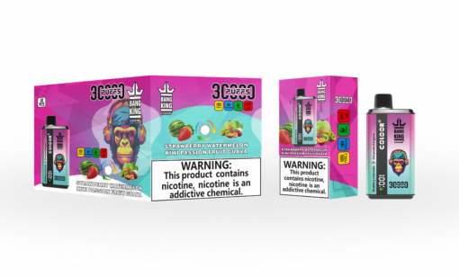 Bang King 30000 Puffs - Strawberry Watermelon & Kiwi Passion Fruit Guava