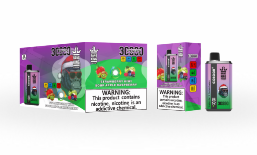 Bang King 30000 Puffs - Strawberry Kiwi & Sour Apple Raspberry