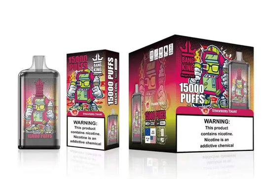 Vape 15000 Caladas Strawberry Yogurt - Bang King 15000