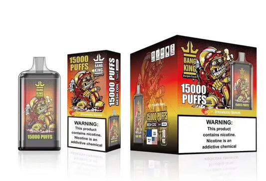 Bang King 15000 puffs - Strawberry Banana