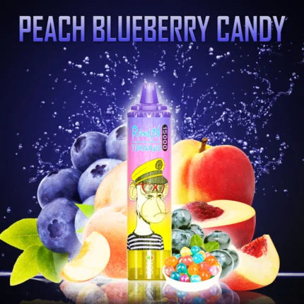 RandM Tornado 15000 bocanadas - Peach Blueberry Candy
