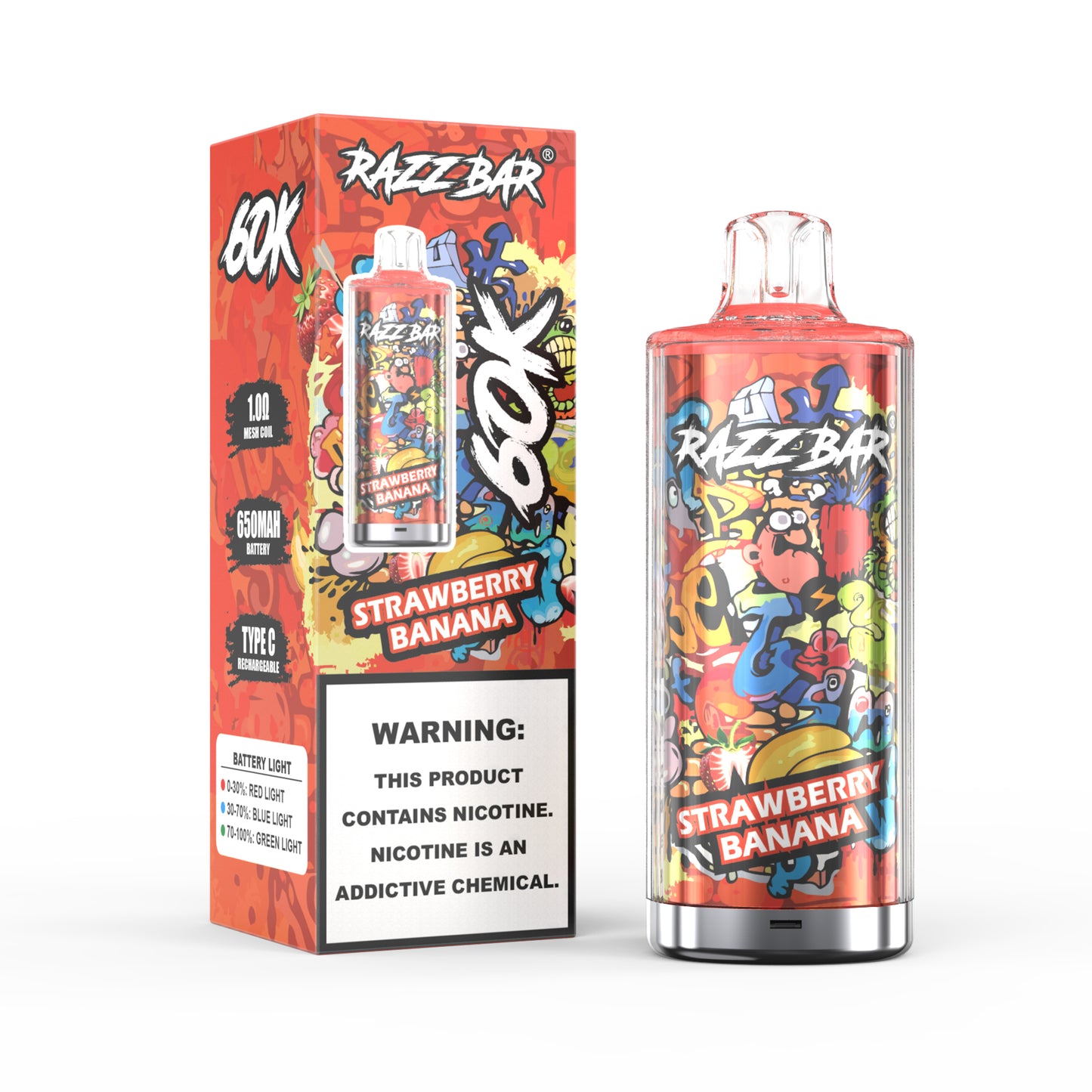 Razz Bar 60K Crystal Disposable Vape