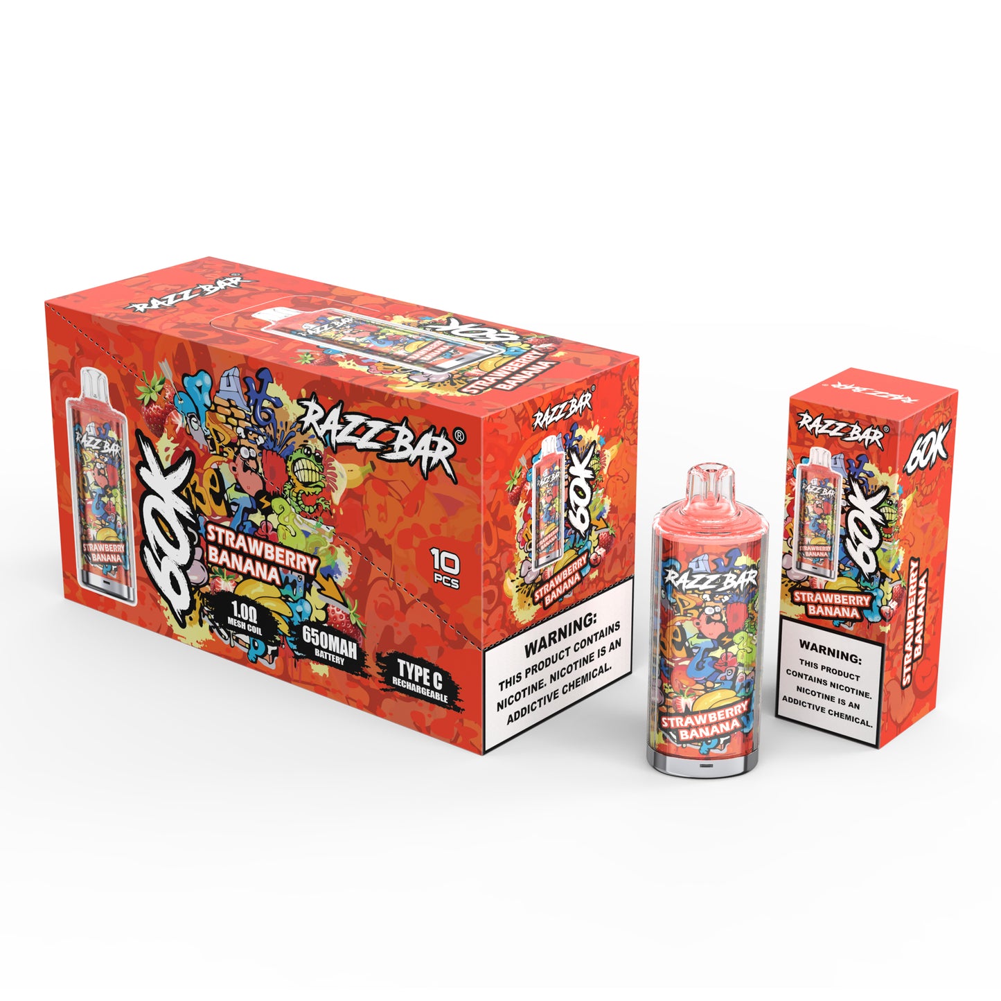 Razz Bar 60K Crystal Disposable Vape