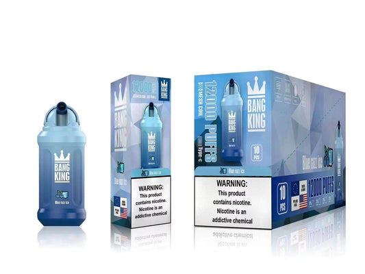 Vape 12000 Caladas Blue Razz Ice - Bang King 12000